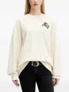 Hugo Boss Crew-neck Sweatshirt In Neutral