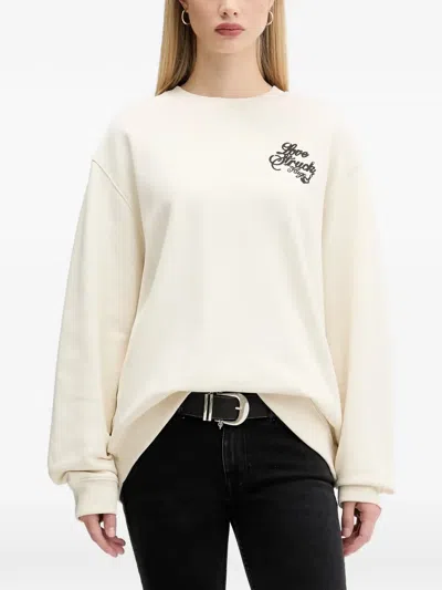 Hugo Boss Crew-neck Sweatshirt In Neutral