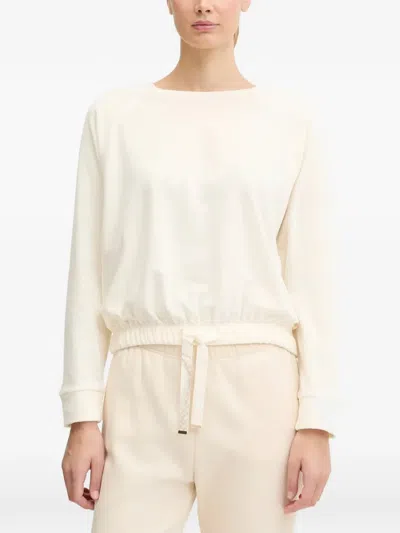 Hugo Boss Crew-neck Sweatshirt In Neutral