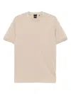Hugo Boss Crew-neck T-shirt In Brown