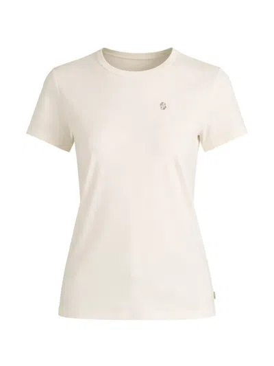 Hugo Boss Crew-neck T-shirt In Neutral