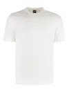 Hugo Boss Porsche X Mercerized-cotton T-shirt With Special Branding In White