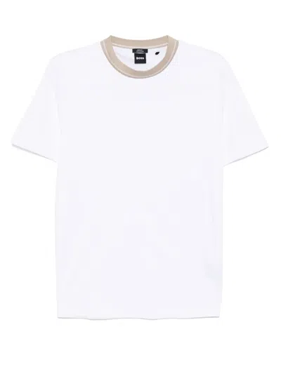 Hugo Boss Crew-neck T-shirt In White