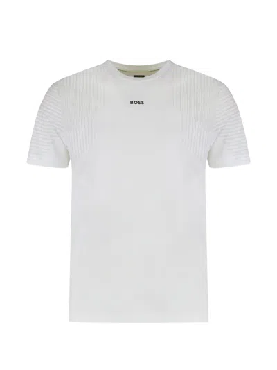 Hugo Boss Crew-neck T-shirt In White
