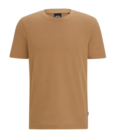Hugo Boss Short-sleeved T-shirt In Brown