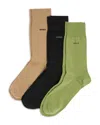 Hugo Boss Crew Socks, Pack Of 3