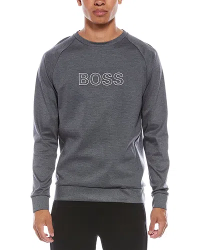 Hugo Boss Crewneck Sweatshirt In Gray