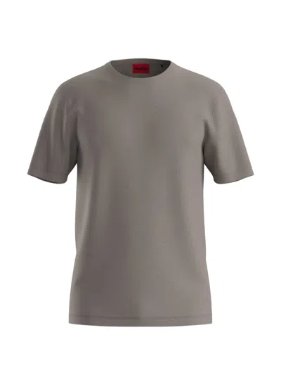 Hugo Boss Crew-neck T-shirt In Gray