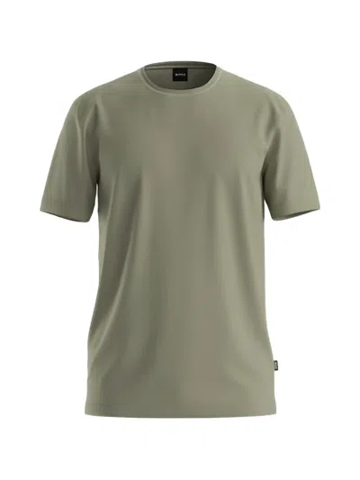 Hugo Boss Crew-neck T-shirt In Green