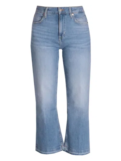 Hugo Boss Cropped Jeans In 蓝色