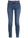 Hugo Boss Cropped Jeans In Blue
