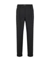 Hugo Boss Cropped Tailored Trousers In Black