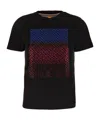 Hugo Boss Black Cotton T-shirt In Black