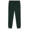 Hugo Boss Cuffed Tracksuit Bottoms In Cotton Terry With Logo Print In Green