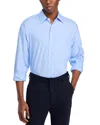 Hugo Boss Tailored Shirt With Button-down Collar And Cuff Buttons In Light Pastel Blue