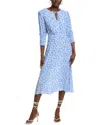 HUGO BOSS DAFLORI MIDI DRESS