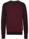 Hugo Boss Sweater Boss Men Color Burgundy In Red