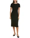 Hugo Boss Dakela Midi Dress In Black
