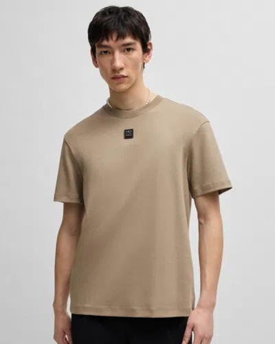 Hugo Boss Dalile Mens T-shirt In Brown