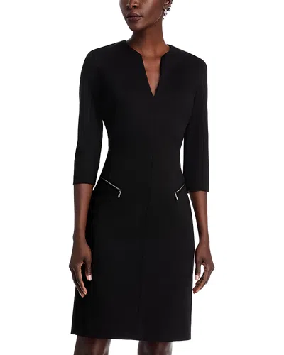 Hugo Boss Dalmar Sheath Dress In Black