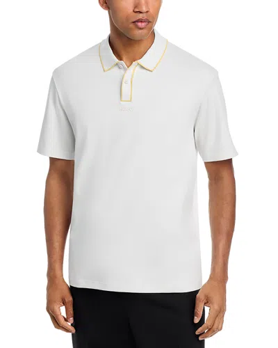 Hugo Boss Dalumo Relaxed Fit Polo In White