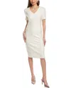 Hugo Boss Damaisa Sheath Dress In White