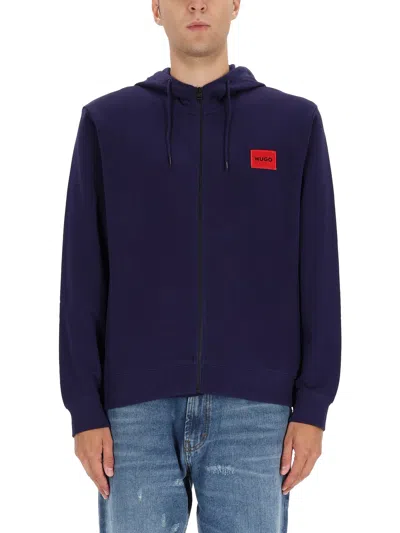 HUGO BOSS "DAPLE" SWEATSHIRT WITH LOGO
