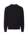 Hugo Boss Pacas-l Cotton Knit Sweater In Dark Blue