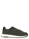 Hugo Boss Dark Green Low Top Sneakers In Dark Green