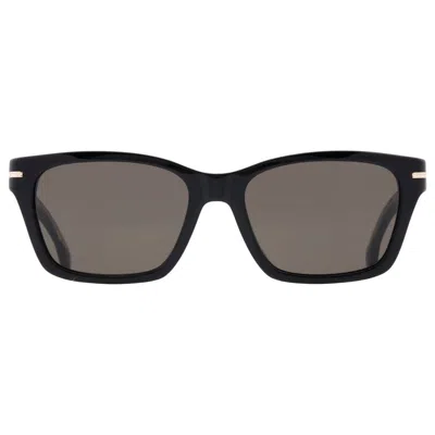 Hugo Boss Dark Grey Square Men's Sunglasses Boss 1739/f/sk 0807/ir 56 In Brown