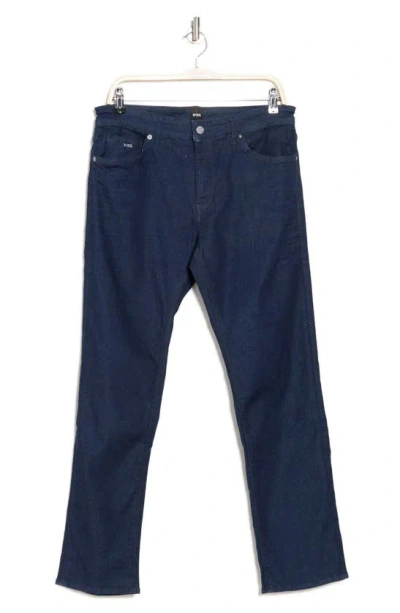 Hugo Boss Delaware 3 Slim Jeans In Dark Blue