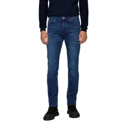 Hugo Boss Delaware Slim Fit Jeans Dark Blue