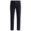 Hugo Boss Delaware Slim-fit Jeans In Indigo Stretch Denim In Blue