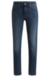 Hugo Boss Boss Delaware Slim Fit Jeans In Dark Blue