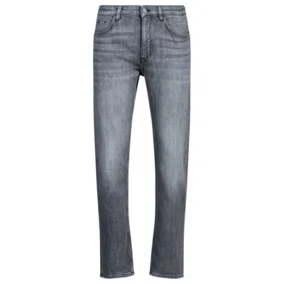 HUGO BOSS DELAWARE SLIM-FIT JEANS IN TINTED STRETCH DENIM