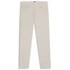 Hugo Boss Delaware Slim-fit Trousers In Wrinkle-resistant Dobby In Neutral