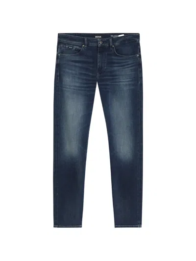 Hugo Boss Slim-fit Jeans In Stretch Cotton Blend In Blue
