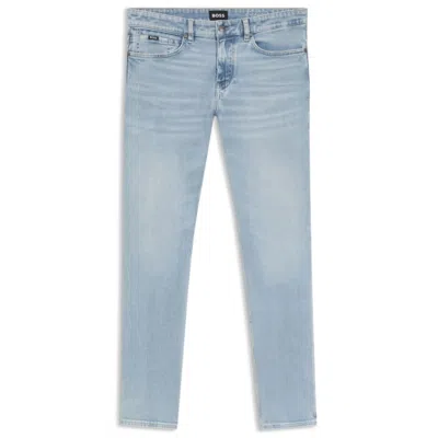 Hugo Boss Delaware Slim-fit Jeans In Blue Denim