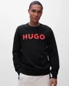 Hugo Boss Cotton-terry Regular-fit Sweatshirt With Logo Print