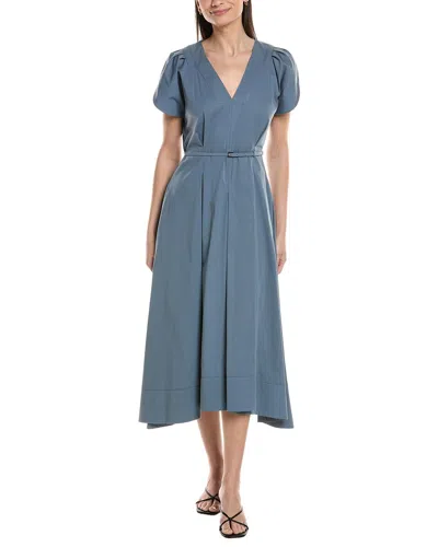 Hugo Boss Demnilia Midi Dress In Blue