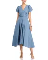 Hugo Boss Demnilia Midi Dress In Blue