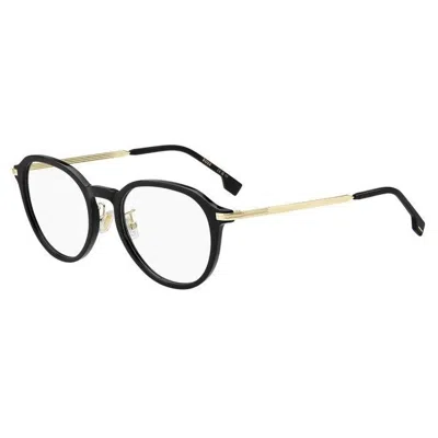 Hugo Boss Demo Oval Men's Eyeglasses Boss 1615/f 02m2 52 In Multi