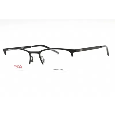 Hugo Boss Hugo Matte Black Rectangular Eyeglasses 53 Eye Size