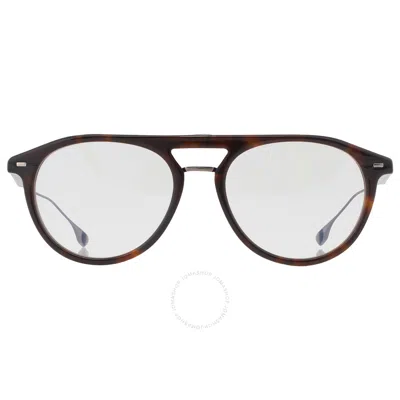 Hugo Boss Demo Pilot Men's Titanium Eyeglasses Boss 1358/bb 0086 53 In Black
