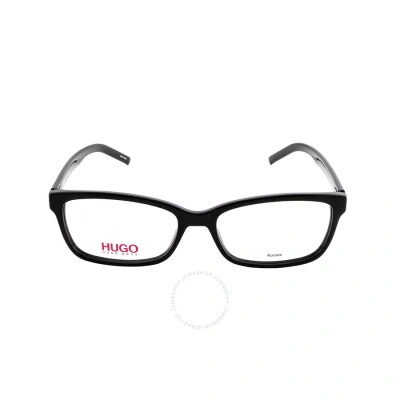 Hugo Boss Demo Rectangular Ladies Eyeglasses Hg 1016 0oit 53 In Red   /   Red. / Black