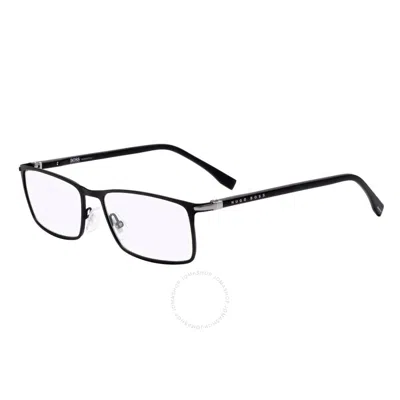 Hugo Boss Demo Rectangular Men's Eyeglasses Boss 1006/it 0003 57 In Black