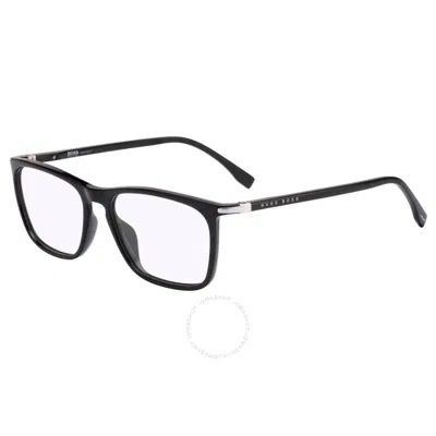 Hugo Boss Demo Rectangular Men's Eyeglasses Boss 1044/it 0807 55 In Black