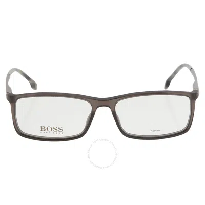 Hugo Boss Demo Rectangular Men's Eyeglasses Boss 1184/it 0kb7 58 In Black