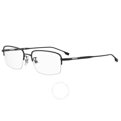 Hugo Boss Demo Rectangular Men's Eyeglasses Boss 1298/f 0003 56 In White