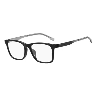 Hugo Boss Demo Rectangular Men's Eyeglasses Boss 1343/f 02m2 54 In Black
